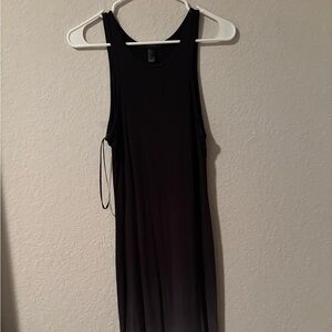 Forever 21 Black and Cream Ombre Maxi Dress
